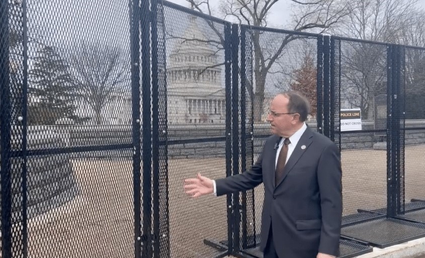 SO, WALLS WORK? Biden Installs Fencing for State of the Union, Protection for Him, Not for Us [Video]