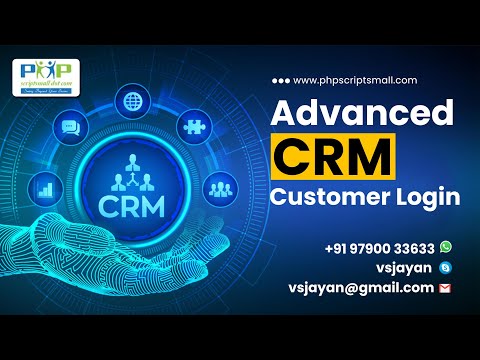 Readymade CRM Software Customer Login 2024 Technical Video demo PHP Scripts Readymade PHP Script