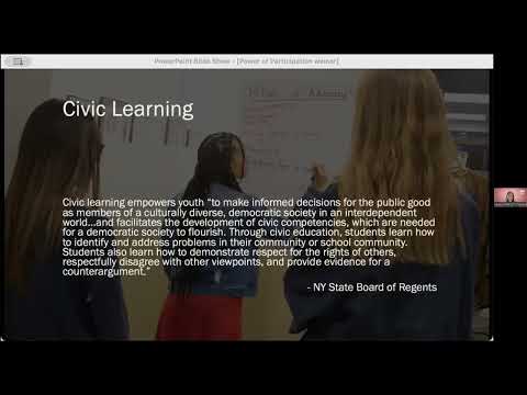 The Power of Participation: An Exploration of Civic Learning in the Youth Development Space [Video]