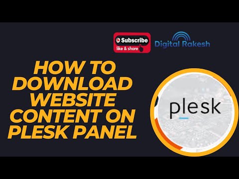 Plesk Tutorial | How To Download Website Content On Plesk Panel [Video]