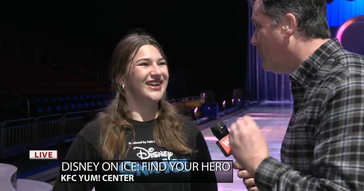Keith Kaiser skates back to the KFC Yum! Center for Disney on Ice | [Video]