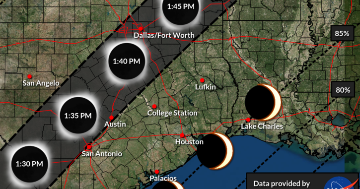 Clouds to possibly hinder eclipse view in Brazos County [Video]
