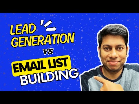 Lesson 1: Lead Generation VS Cold Email List Building [Video]