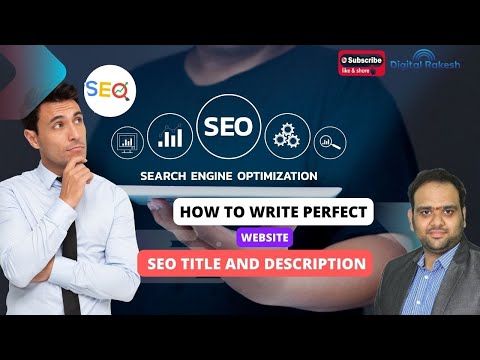 How to Write SEO Friendly Meta Title and Description | SEO Onpage Tutorials 2024 [Video]