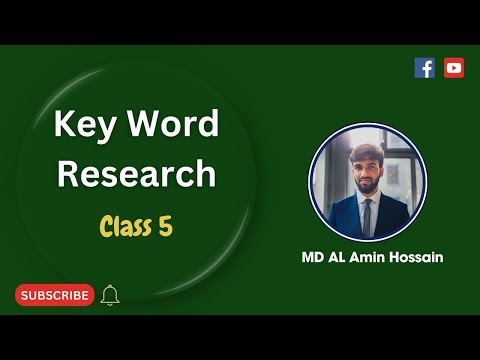Keyword Research Class 05  (SEO) [Video]
