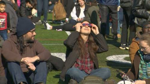 Saint Marys University hosts solar eclipse viewing party [Video]
