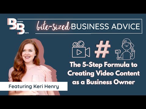 The 5-Step Formula to Creating Video Content as a Business Owner