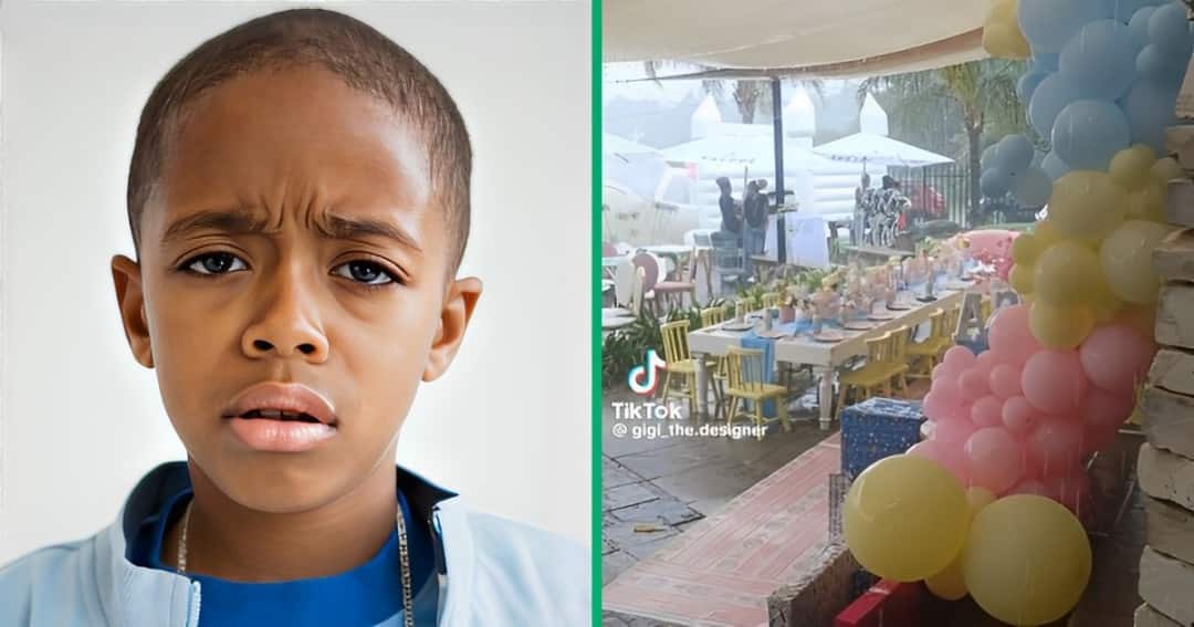 Stormy South African Weather Wreaks Havoc on Kiddies Party Decor Setup, Video Garners Sympathy
