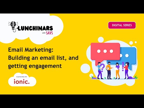 Email Marketing: Building an email list, and getting engagement [Video]