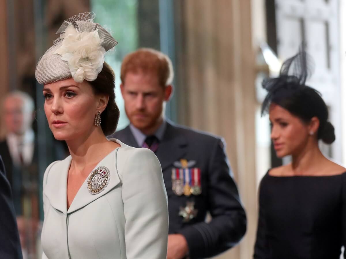 Prince William Seen Offering Words of Comfort to Kate When She Appeared Ready to Cry as Meghan Markle Entered the Same Building [Video]