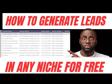 b2b lead generation tutorial for beginners – how to generate leads in any niche for free [Video]
