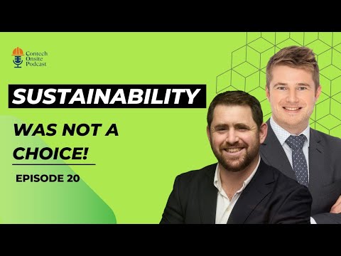 Sustainability- a choice?| Contech Onsite Podcast ft. Lindsey Malcolm & Eliyahu Rapaport [Video]