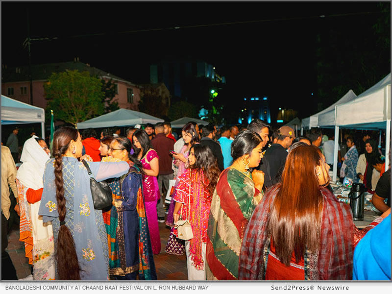 An Evening of Joy and Celebration as the Church of Scientology Hosts a Chaand Raat Festival, the ‘Night of the Moon,’ on L. Ron Hubbard Way [Video]