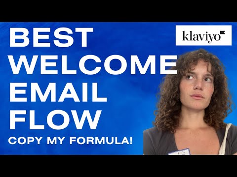 Klaviyo Tutorial: Build A High Converting Welcome Email Flow For Ecommerce In 2024 [Video]