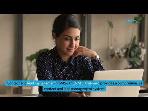 SMS-iT CRM Dashboard with Artificial Intelligence (AI) [Video]