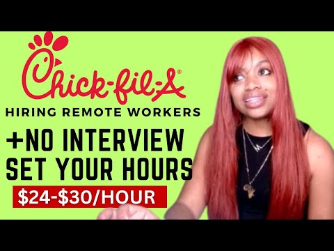 HURRY! Chic-Fil-A Work From Home Job I No Interview & Work When You Want! [Video]