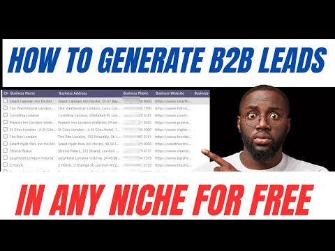 How to generate b2b leads in any niche - Best Email Extractor Software 2024 [Video]