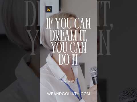 If You Can Dream It | We & Goliath Inspo [Video]