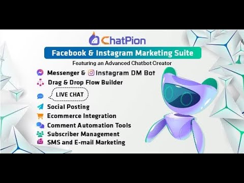 ChatPion: AI Chatbot Social Media Marketing Suite For E-commerce, Facebook And Instagram [Video]