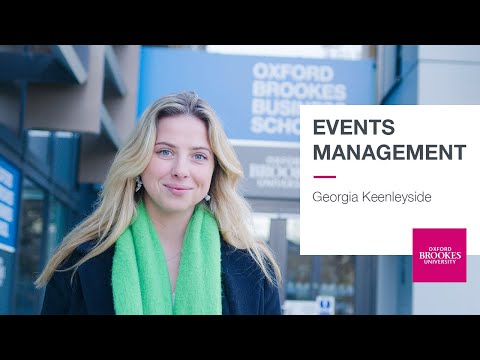 Events Management Alumni Story | Oxford Brookes University [Video]