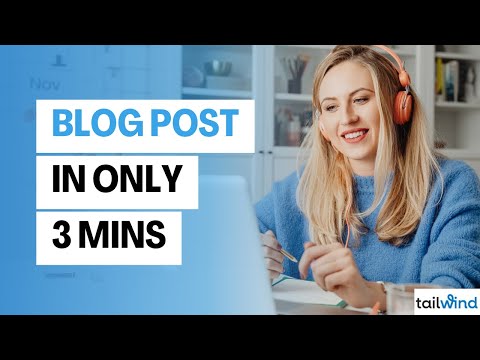 How to Write a Blog Post in Less Than 3 Mins – With AI [Video]