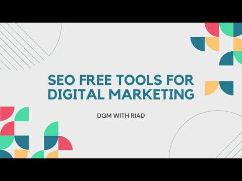 Free SEO Tools |Best SEO Tools | DGM with Riad| 2024 [Video]