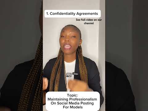 How To Be A Professional Model [Video]