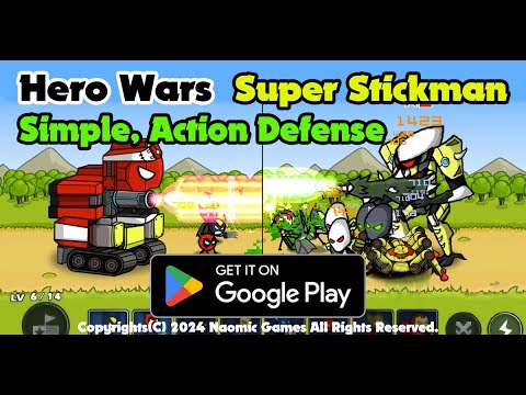 HERO WARS: Super Stickman Defense PVP, mobile strategy game in 2024. [Video]