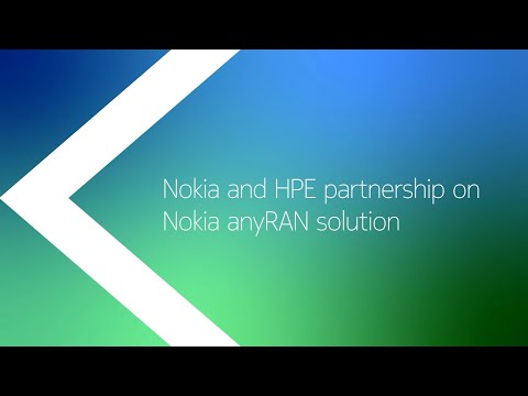 Nokia and HPE partnership on Nokia anyRAN solution [Video]