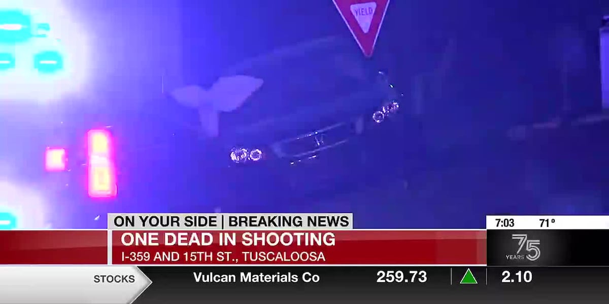One dead in Tuscaloosa shooting Thursday morning [Video]