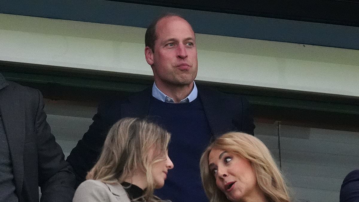 Prince William goes through ALL the emotions – including roaring with delight – as he watches Aston Villa’s clash with Olympiacos on daughter Charlotte’s birthday [Video]