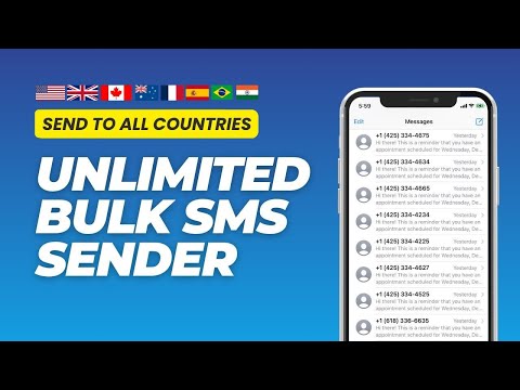 How To Send Unlimited Bulk SMS on Any Device – 2024 (New Method) [Video]