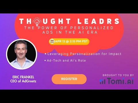 Maximize ROI & Outsmart the Competition: The Power of Personalized Ads in the AI Era [Video]