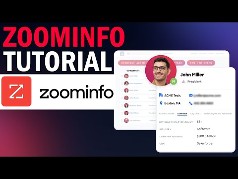 ZoomInfo Tutorial & Full Demo [Full ZoomInfo SalesOS Training] [Video]