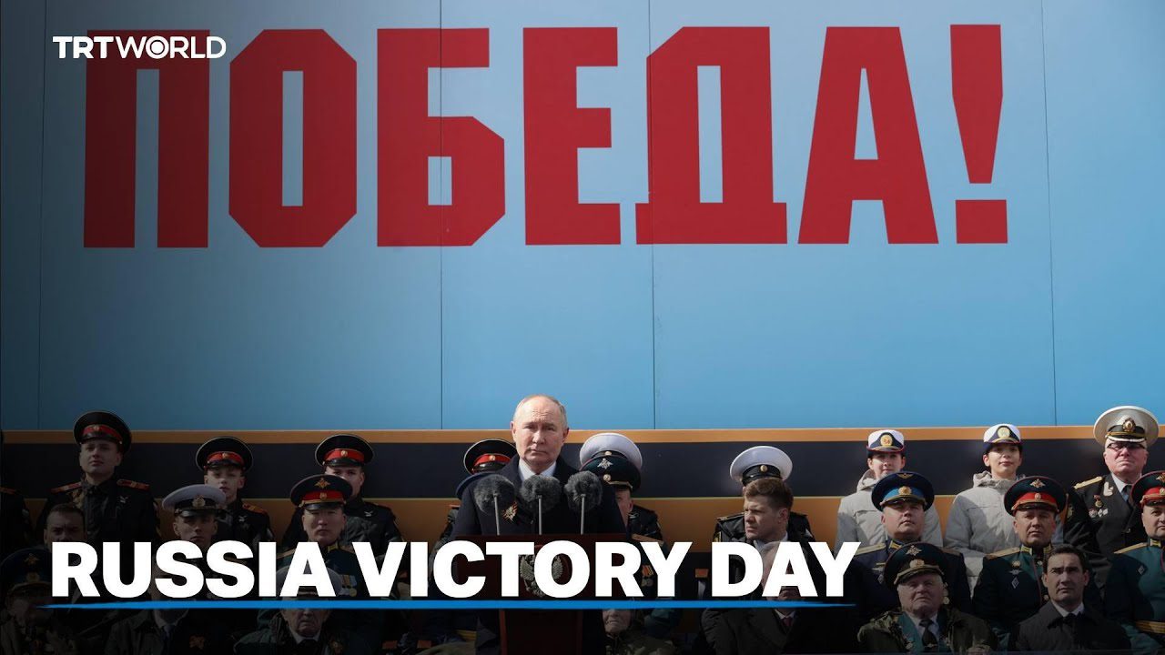 Russia celebrates their victory over the Nazis with a parade [Video]