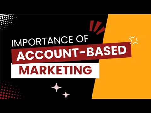 What you SHOULD know about ACCOUNT MARKETING [Video]