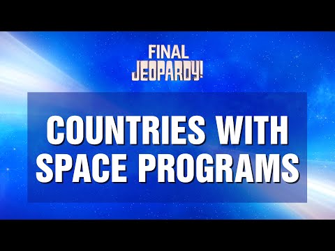 Countries With Space Programs | Final Jeopardy! | JEOPARDY! [Video]