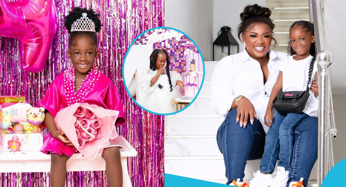 Tracey Boakye’s Daughter Looks Gorgeous In A White Tulle Dress To Celebrate Her 4th Birthday [Video]