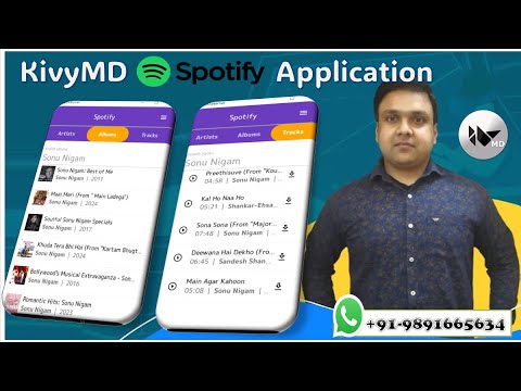 Building a Spotify-like Music App with KivyMD | Python Mobile App Development Tutorial [Video]