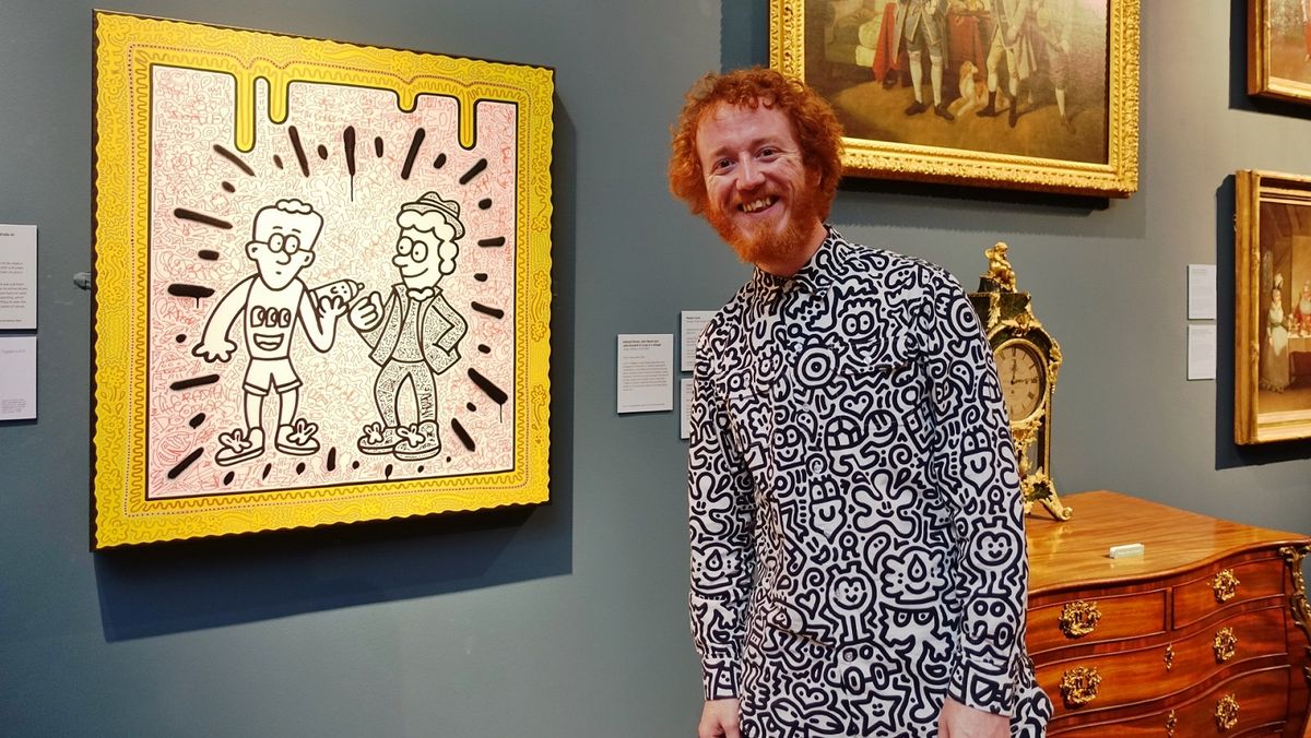There are no rules and no planning: just organic, true doodling, says Mr Doodle as he launches major exhibition [Video]