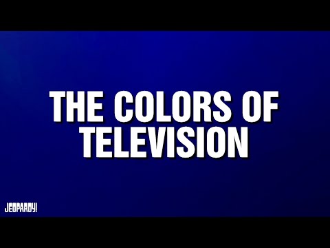 The Colors of Television | Jeopardy! Masters | JEOPARDY! [Video]