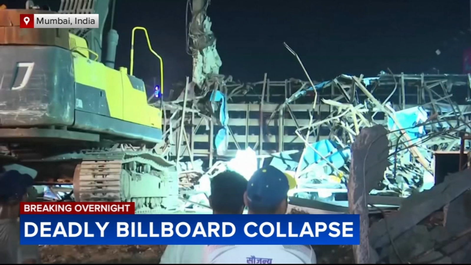 Mumbai billboard collapse kills 3, hurts 59 amid heavy rains in India [Video]