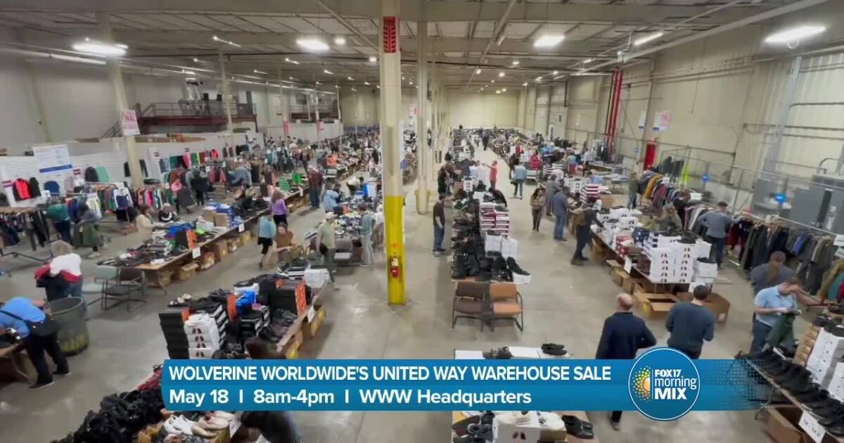 Wolverine Worldwide hosting Shoe Warehouse Sale to benefit West MI United Way [Video]