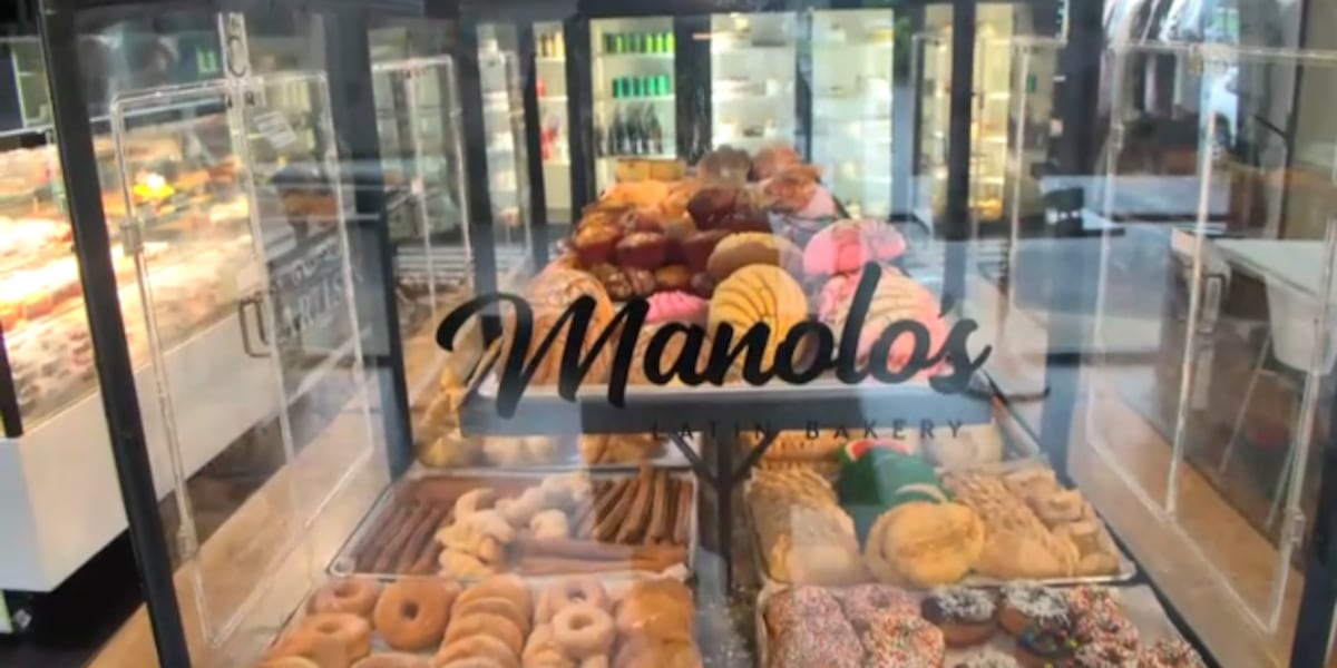 Visiting Manolos Bakery to learn about its food and its mission [Video]