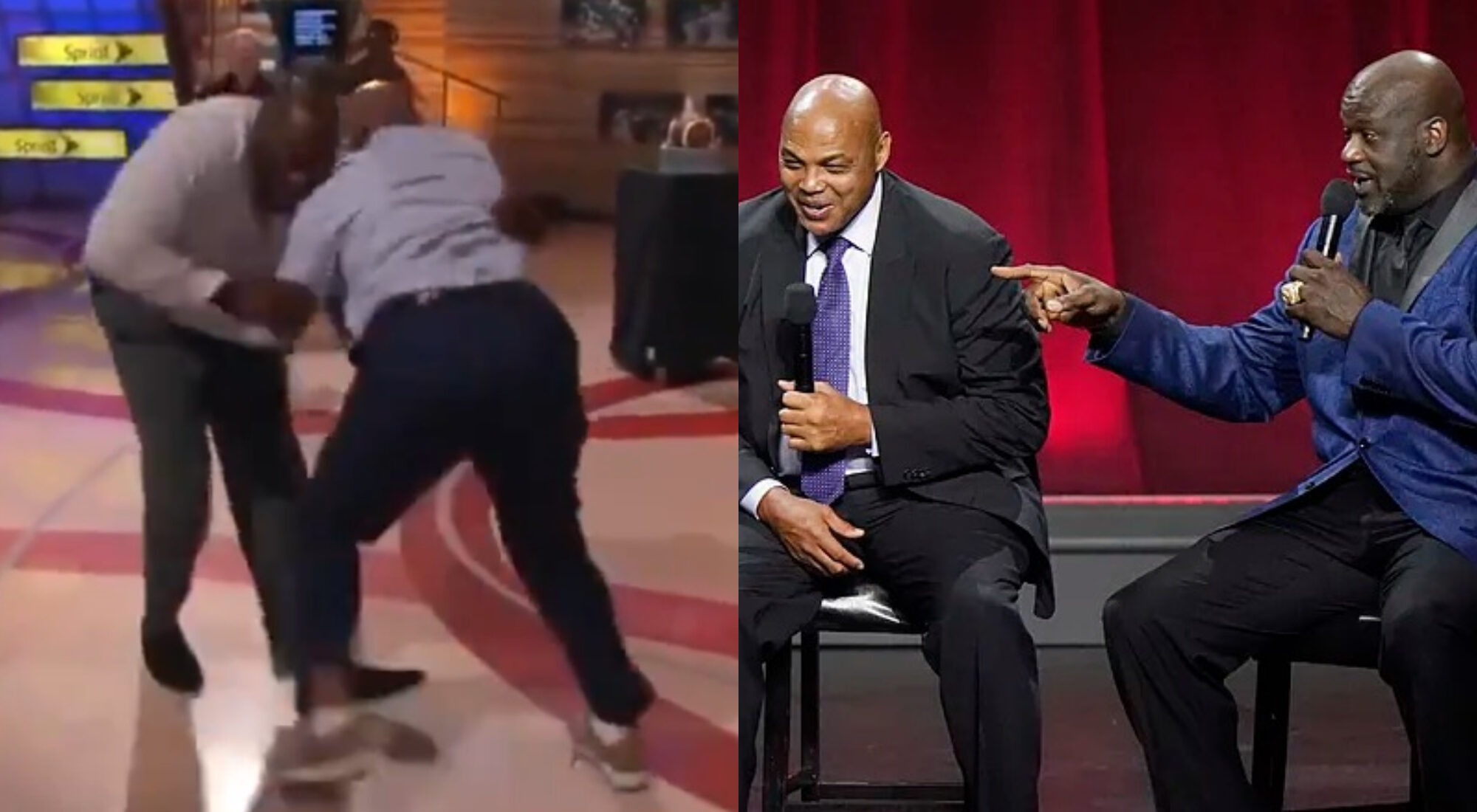 Shaquille ONeal and Charles Barkley Leaves Social Media Howling After Their Wrestling in TNT Set Footage Goes Viral [Video]
