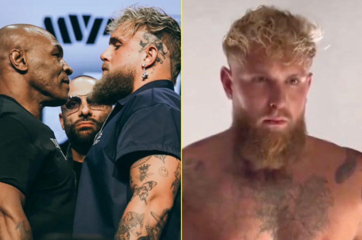 ‘His entire body type has changed’ – Jake Paul stuns fans by flexing new physique after bulking up for Mike Tyson fight [Video]