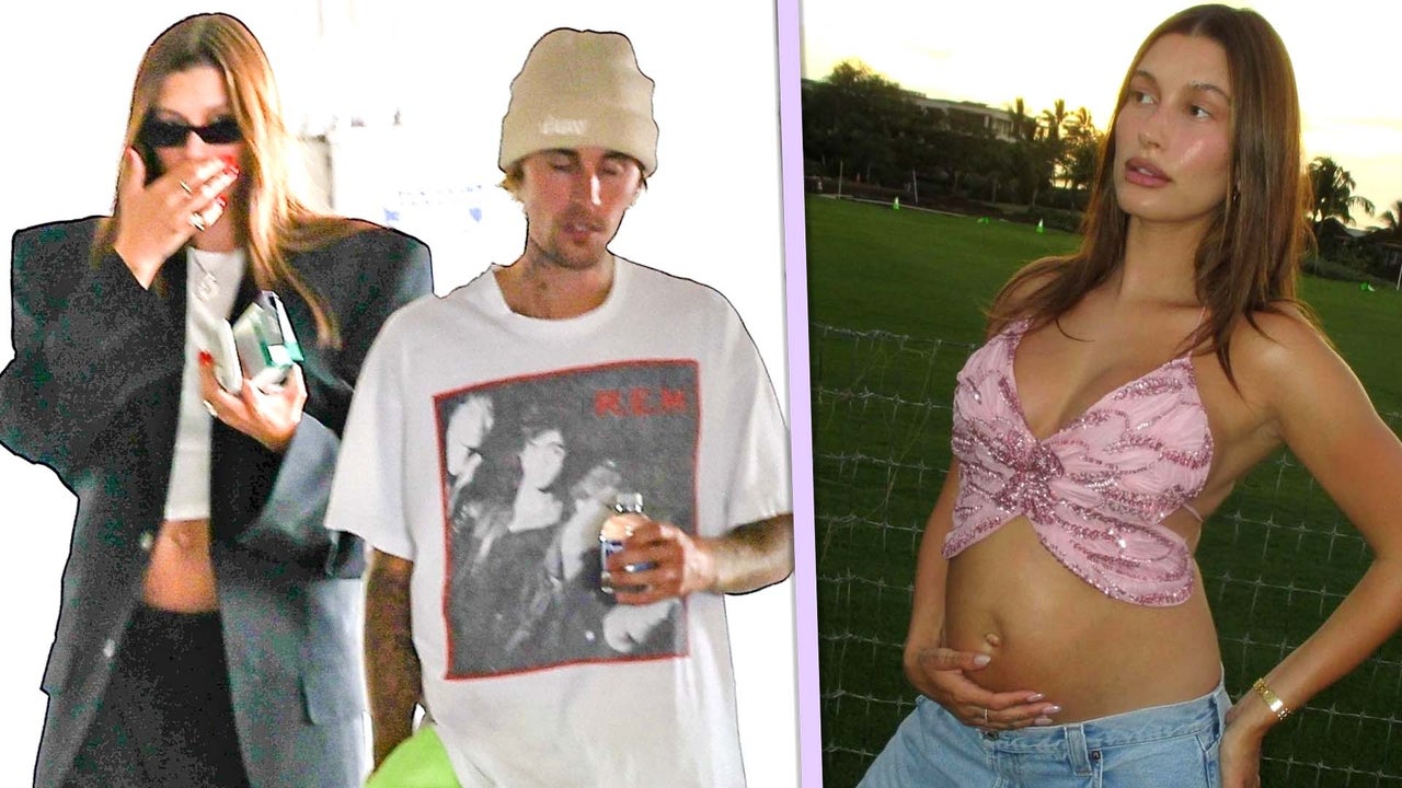 Pregnant Hailey Bieber Flaunts Baby Bump With Justin on Casual Outing [Video]
