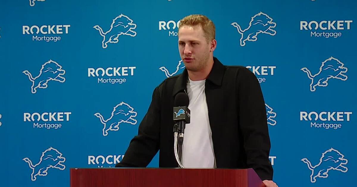 VIDEO: Detroit Lions QB Jared Goff speaks after signing contract extension [Video]