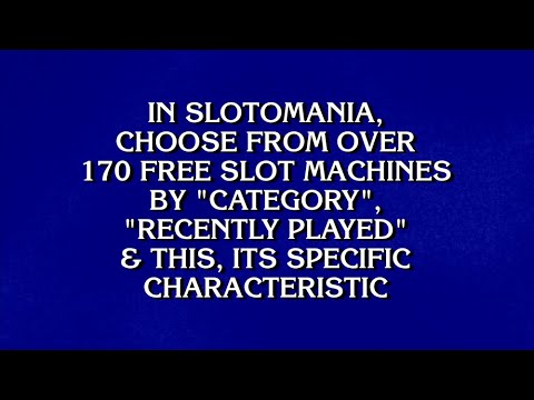 Common Categories | Custom Clue: Playtika / Slotomania | JEOPARDY! [Video]