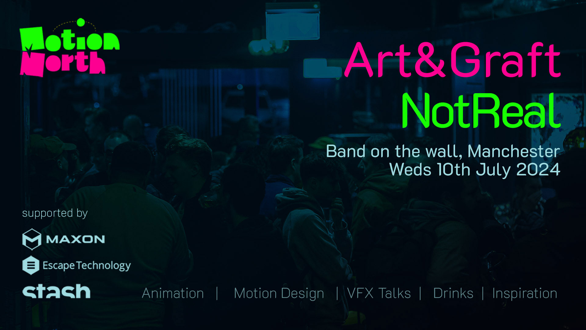 Catch Art&Graft and NotReal IRL at Motion North Meet Up July 10 – Motion design [Video]